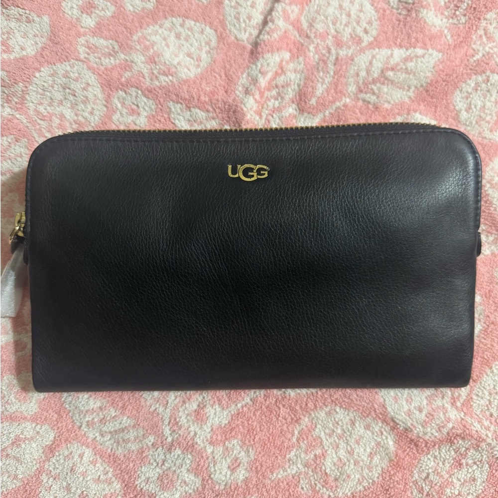 UGG Black Leather Pouch